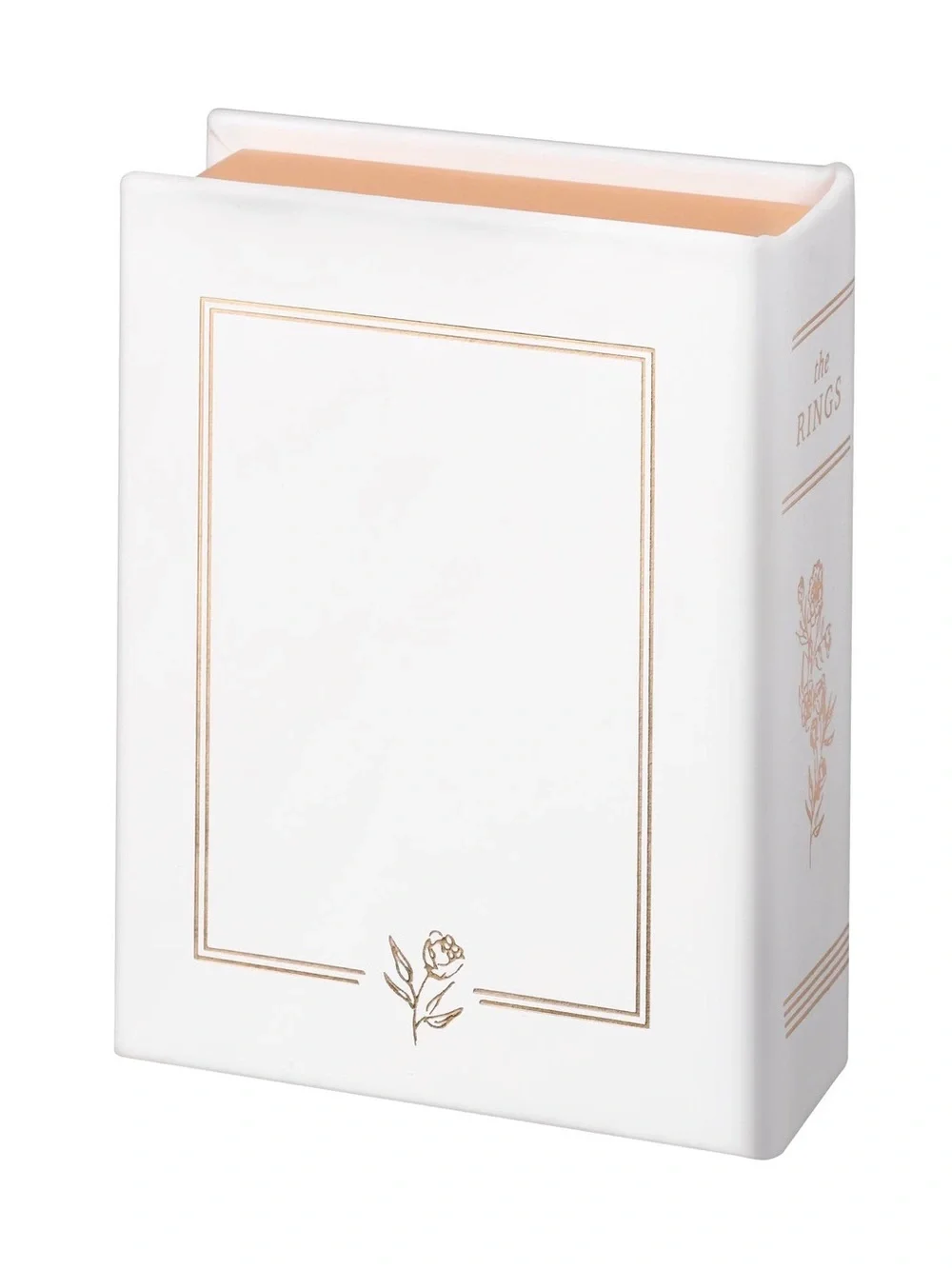 White and Gold 'Today and Always' Decorative Wedding Ring Box | NIB